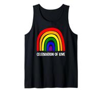 Celebrazione dell'amore Rainbow Pride Equality Inclusion Design Canotta