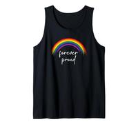 Celebrazione per sempre orgogliosa dell'orgoglio arcobaleno gay della comunità LGBTQ Canotta