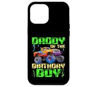 Celebrazioni per il compleanno di Daddy Of The Birthday Boy Monster Truck Custodia per iPhone 12 Pro Max