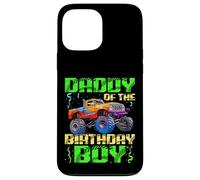 Celebrazioni per il compleanno di Daddy Of The Birthday Boy Monster Truck Custodia per iPhone 13 Pro Max