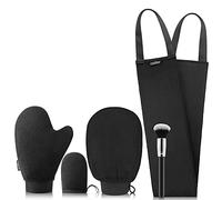 CeleCily Set di guanti autoabbronzanti con guanto abbronzante in velluto, per abbronzatura, con applicatore autoabbronzante, guanto abbronzante,