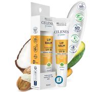 Celenes by Sweden Balsamo Labbra Solare Erboristico SPF 15 10 ml - Cura Idratante e Protettiva per Tutti i Tipi di Pelle, Completamente Naturale, Vegano, Senza Alcol