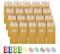Celepoir 120 Pezzi Mini Matite Kit, 20 Scatole Portatili 6-Colori-Matite & 4 Temperamatite, 9 cm Corte Matites, Piccole Matites Set per Disegnare, Dipingere, Scrivere & Prendere Appunti