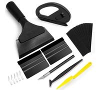 Celepoir Kit di Attrezzi di Nstallazione di Pellicola Vetri Auto, Kit Strumenti Pellicola Vetri Auto, con Spatola Wrapping e Taglierina per Carta, per Adesivi Oscurati, Decorazione di Soffitti