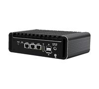 Celeron J6413 Mini PC senza ventola con M.2 Nvme/2SATA3.0, 3* i226-V 2.5G scheda di rete, supporto PC desktop Home Office Industrial Soft Router, display triplo 4K, 2* DB9 RS232COM, slot per scheda