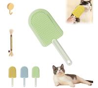 Celery Pets Cat Tongue Comb, Cat Tongue Comb, Pet Ice Cream Massage Comb, Cat Tongue Licking Hair Comb, Cat Grooming Brush, Simulated Cat Tongue Comb For Cat Grooming Shedding (Green)