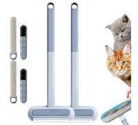 Celery Pets Hair Remover, Pet Hair Remover for Couch, 4 in 1 Pet Multifunctional Hair Removal Brush, Suitable for dog and cat hair,Washable, for Carpets, Sofas, Etc (Light blue,2 pcs)