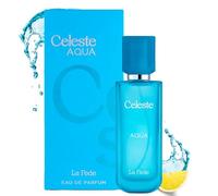 Celeste Aqua Eau de Parfum da 100 ml di La Fede Khadlaj | Profumo unisex agli agrumi marini con gelsomino zenzero e ambra | EDP a lunga durata