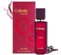 Celeste Fleur EDP La Fede di Khadlaj - Profumo da donna - ribes nero viola e cedro - accordi succosi sopra rossi con caldo profumo di vaniglia legnosa