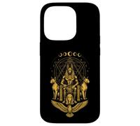 Celeste Geometria Sacra Egiziano Dio Anubis Egitto Custodia per iPhone 14 Pro