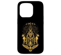 Celeste Geometria Sacra Egiziano Dio Anubis Egitto Custodia per iPhone 15 Pro