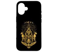 Celeste Geometria Sacra Egiziano Dio Anubis Egitto Custodia per iPhone 16