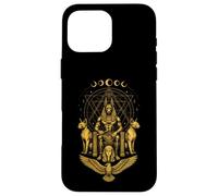 Celeste Geometria Sacra Egiziano Dio Anubis Egitto Custodia per iPhone 16 Pro Max