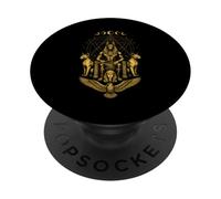 Celeste Geometria Sacra Egiziano Dio Anubis Egitto PopSockets PopGrip Adesivo