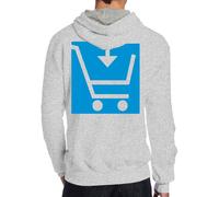 Celeste Luke Mens Hoodies Back Print Felpe con cappuccio personalizzate Pullover
