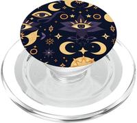 Celeste Occhio Luna Stella Mistico Astratto Simbolo Design PopSockets PopGrip per MagSafe
