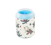 Celeste Six Porcupine Holly - Tazza riutilizzabile per la pulizia delle zampe, in morbido silicone, per cani di taglia media e grande