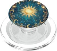Celeste Sole Luna Lanterne Estetico Mistico Cielo Notturno PopSockets PopGrip per MagSafe
