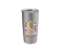 Celeste Strega Luna Occhio Magico Mistico Botanico Bicchiere termico in acciaio inox doppia parete
