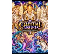 Celestial Angels: An Intricate Dark Fantasy Coloring Book for Adults Featuring Winged Angels, Celestial Warriors, and Mystical Angel Art of Ocean Celestial Beings