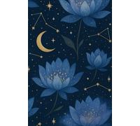 Celestial Blooms Journal: Blank Lined Notebook with Cosmic Peonies, Lotus Flowers & Golden Constellations | 6x9 Dreamy Boho Luxe Writing Journal: A ... journaling, note-taking, or creative writing