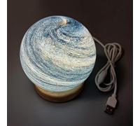 Celestial Body Decor Night Light, Globe Nightlight, Star Solar System Light, Nightlight for Room Space Decor Ambiance Lamp for Living Room, Bedroom, Home Decor (Deep blue)