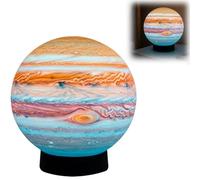 Celestial Body Decor Night Light,Realistic 3D Celestial Planet Lamp,Globe Nightlight Star Solar System Light,Jupiter Earth Sun Night Lights for Room Space Decor Ambiance Lamp (Jupiter)