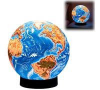 Celestial Body Decor Night Light,Realistic 3D Celestial Planet Lamp,Globe Nightlight Star Solar System Light,Jupiter Earth Sun Night Lights for Room Space Decor Ambiance Lamp (Earth)