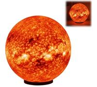 Celestial Body Decor Night Light,Realistic 3D Celestial Planet Lamp,Globe Nightlight Star Solar System Light,Jupiter Earth Sun Night Lights for Room Space Decor Ambiance Lamp (Sun)