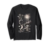 Celestial Cherub Vintage Sun And Moon Maglia a Manica