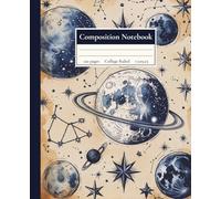 Celestial Composition Notebook | College Ruled: Vintage Space-Themed Notebook with Planets, Constellations & Stars | Ideal for Journaling, School, or Gifting