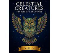 Celestial Creatures : Starlight Sanctuary: Advanced Mandala Coloring Book