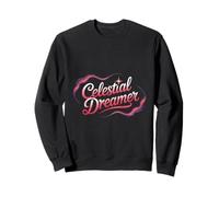 Celestial Dreamer Galaxy Typography Space Inspired Design Felpa
