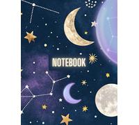 Celestial Dreams: 8.5 x 11 Lined Notebook - 120 Pages with Bleed | Ideal for Journaling, Note-Taking, and Creative Writing: A Beautiful Galaxy-Themed Notebook for Students, Writers, and Dreamers