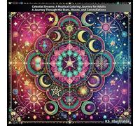 Celestial Dreams: A Mystical Coloring Journey for Adults: A Journey Through the Stars, Moons, and Constellations