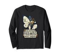 Celestial Field Notes Luna Moth Art Maglia a Manica