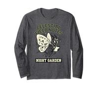 Celestial Field Notes Luna Moth Art Maglia a Manica