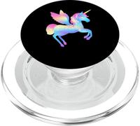 Celestial Grace incantato viola, rosa, blu carino unicorno PopSockets PopGrip per MagSafe