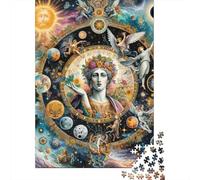 Celestial Harmony Art Print Puzzle Impossibili 1000Pcs Decorazione Per La Casa. Giochi Rilassamento E Intelligence Per Adulti E Bambini Da 12 Anni 38x26cm/1000pcs