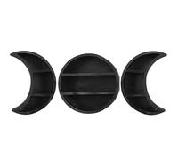 Celestial Lunar Wall Organizer - Full Moon Crescent, Floating Display