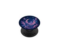 Celestial Moon and Butterfly Dreamscape PopSockets PopGrip Adesivo