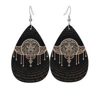 Celestial Moon Gothic Crescent Moon Sculpture With Pentagram Design Donna Orecchino A Gancio Eleganti Pendenti Lunghi Orecchini Pendenti Per Sera Festa Regalo