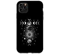 Celestial Moon Phase All Seeing Eye Crystals Stars Vintage Custodia per iPhone 11 Pro Max