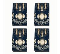 Celestial Moon Phases and Zodiac Astrology - Asciugamani da cucina, 40 x 61