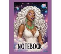 "Celestial Muse: Lined Notebook for Inspired Thoughts": "Celestial Muse Creative Journal - Large Lined 8.5 x 11 Notebook, 170 Pages, Afrocentric Cosmic Cover for Writing, Planning, and Dreams"