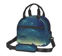 Celestial Night Sky Borsa per il pranzo per donne e uomini, riutilizzabile, borsa termica per il pranzo, a prova di perdite, grande capacità, contenitori per alimenti per lavoro, viaggi all'aperto