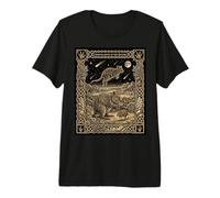 Celestial Quokka Tarocchi Astronomia Mito Maglietta Premium