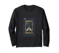 Celestial Sands Clessidra Cosmic Time Flow Starry Maglia a Manica