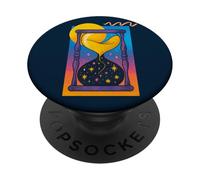 Celestial Sands Clessidra Cosmic Time Flow Starry PopSockets PopGrip Adesivo