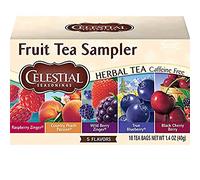 Celestial Seasonings Herbal Tea, Fruit Tea Sampler, 18 conti